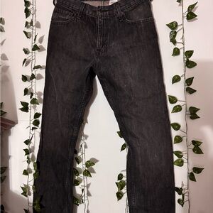 Levi's Men's Dark Gray Straight Jeans